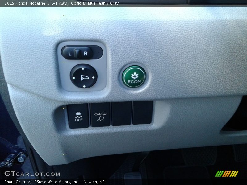 Obsidian Blue Pearl / Gray 2019 Honda Ridgeline RTL-T AWD