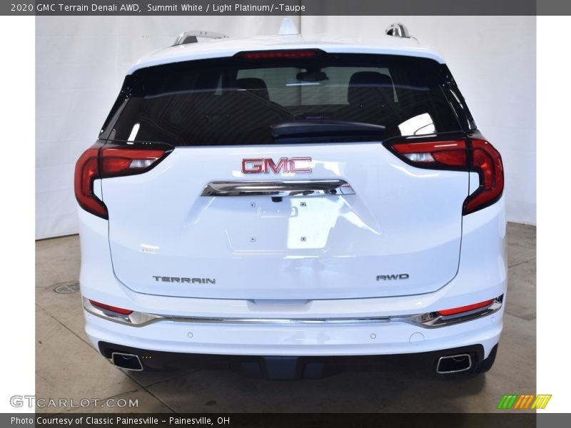 Summit White / Light Platinum/­Taupe 2020 GMC Terrain Denali AWD