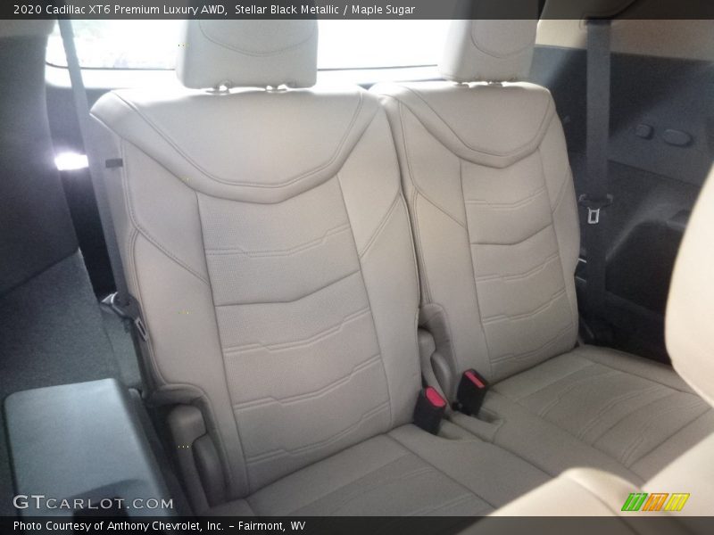 Stellar Black Metallic / Maple Sugar 2020 Cadillac XT6 Premium Luxury AWD