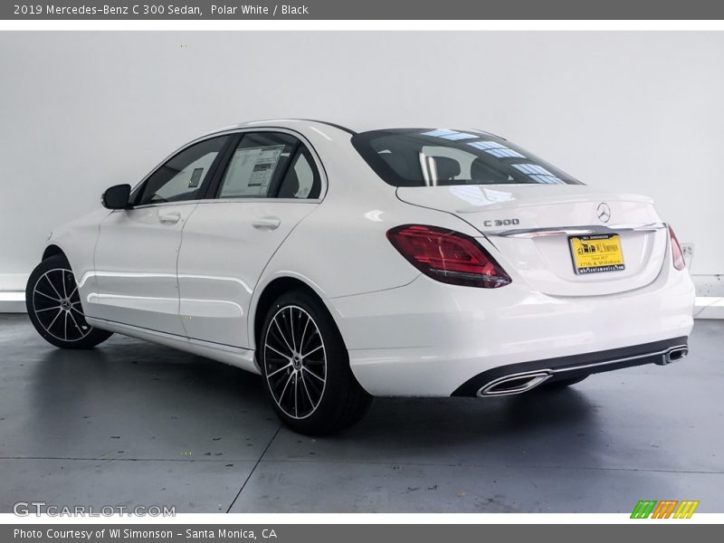 Polar White / Black 2019 Mercedes-Benz C 300 Sedan