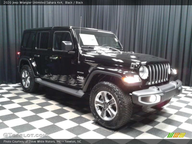Black / Black 2020 Jeep Wrangler Unlimited Sahara 4x4