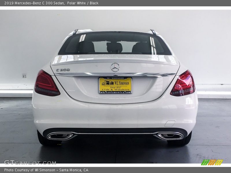 Polar White / Black 2019 Mercedes-Benz C 300 Sedan