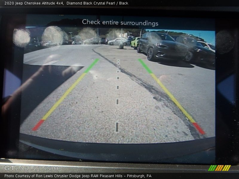 Diamond Black Crystal Pearl / Black 2020 Jeep Cherokee Altitude 4x4