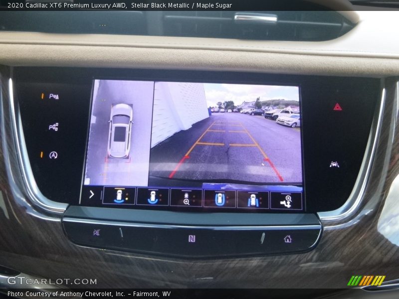 Stellar Black Metallic / Maple Sugar 2020 Cadillac XT6 Premium Luxury AWD