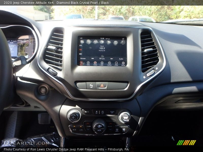 Diamond Black Crystal Pearl / Black 2020 Jeep Cherokee Altitude 4x4