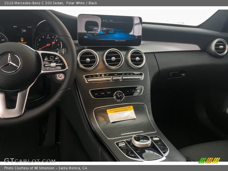 Polar White / Black 2019 Mercedes-Benz C 300 Sedan