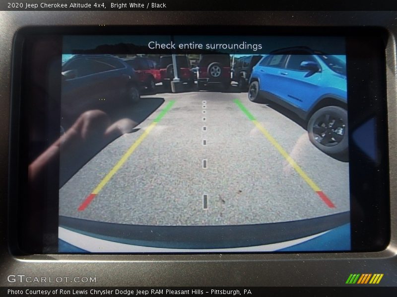 Bright White / Black 2020 Jeep Cherokee Altitude 4x4