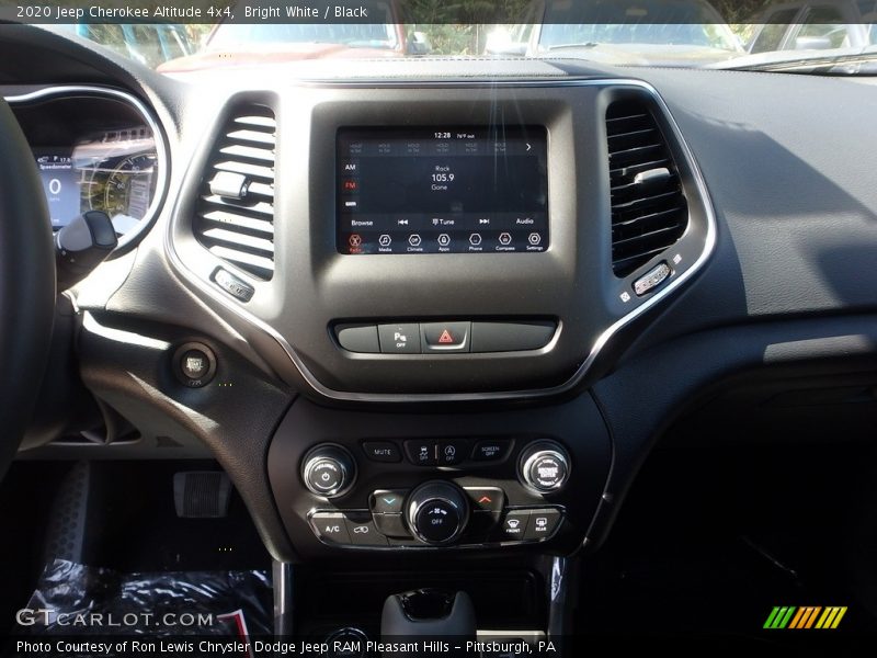 Bright White / Black 2020 Jeep Cherokee Altitude 4x4