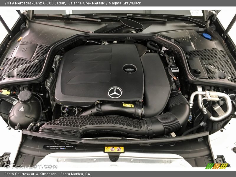 Selenite Grey Metallic / Magma Grey/Black 2019 Mercedes-Benz C 300 Sedan