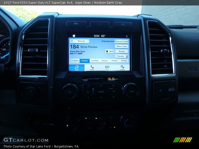 Ingot Silver / Medium Earth Gray 2017 Ford F250 Super Duty XLT SuperCab 4x4