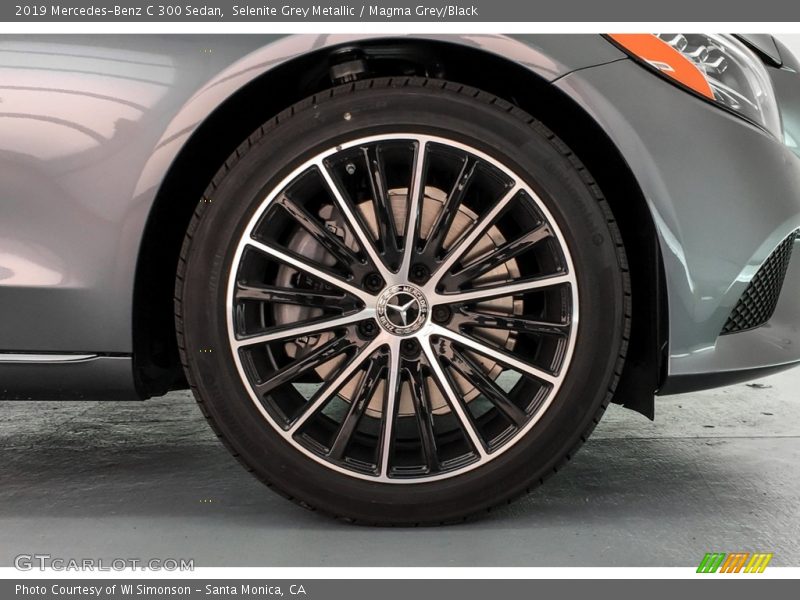 Selenite Grey Metallic / Magma Grey/Black 2019 Mercedes-Benz C 300 Sedan