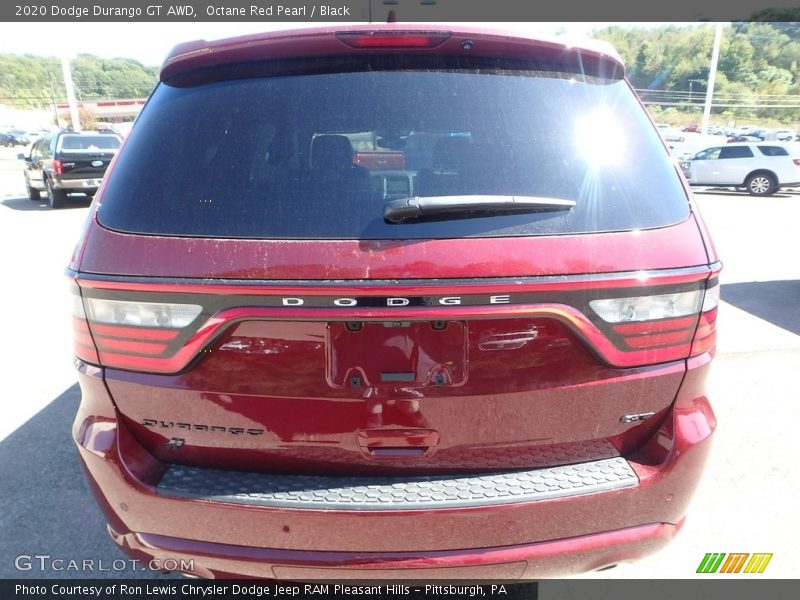 Octane Red Pearl / Black 2020 Dodge Durango GT AWD