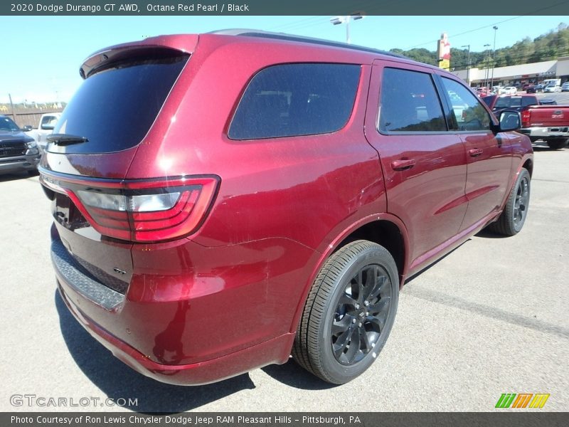 Octane Red Pearl / Black 2020 Dodge Durango GT AWD