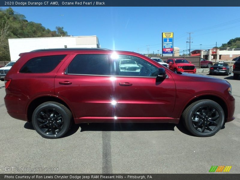 Octane Red Pearl / Black 2020 Dodge Durango GT AWD