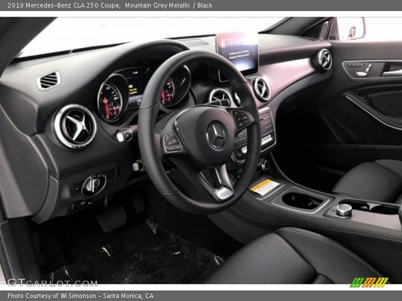 Mountain Grey Metallic / Black 2019 Mercedes-Benz CLA 250 Coupe