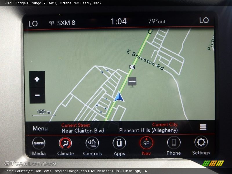 Octane Red Pearl / Black 2020 Dodge Durango GT AWD