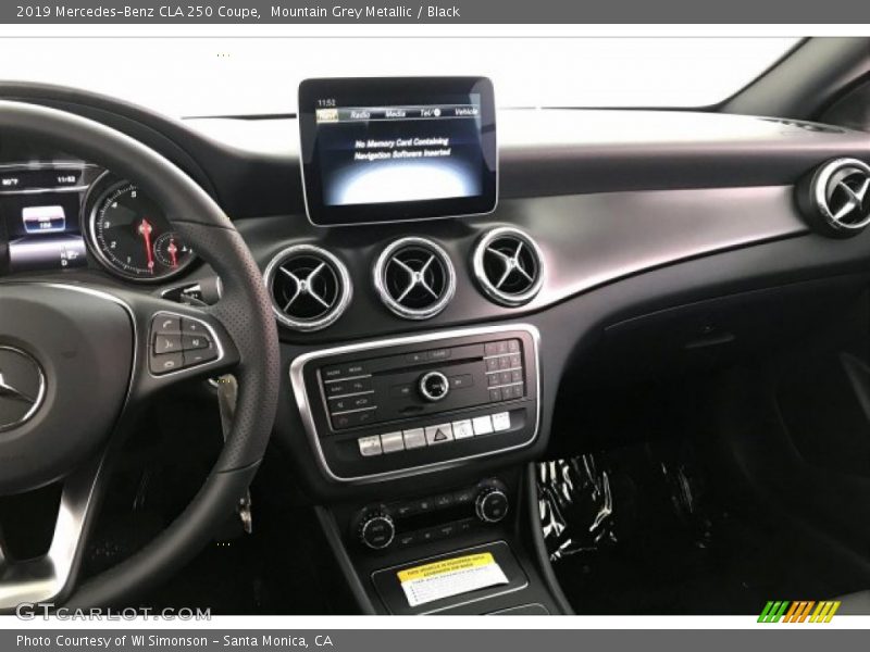 Mountain Grey Metallic / Black 2019 Mercedes-Benz CLA 250 Coupe