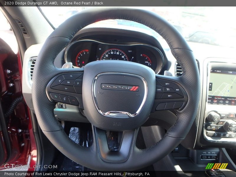 Octane Red Pearl / Black 2020 Dodge Durango GT AWD