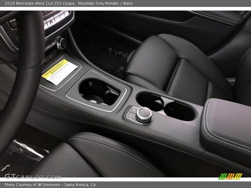 Mountain Grey Metallic / Black 2019 Mercedes-Benz CLA 250 Coupe
