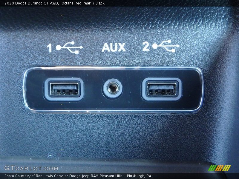 Octane Red Pearl / Black 2020 Dodge Durango GT AWD