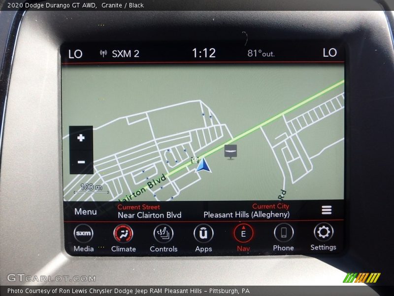 Granite / Black 2020 Dodge Durango GT AWD