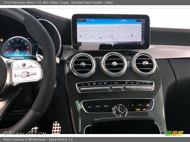 Obsidian Black Metallic / Black 2019 Mercedes-Benz C 43 AMG 4Matic Coupe