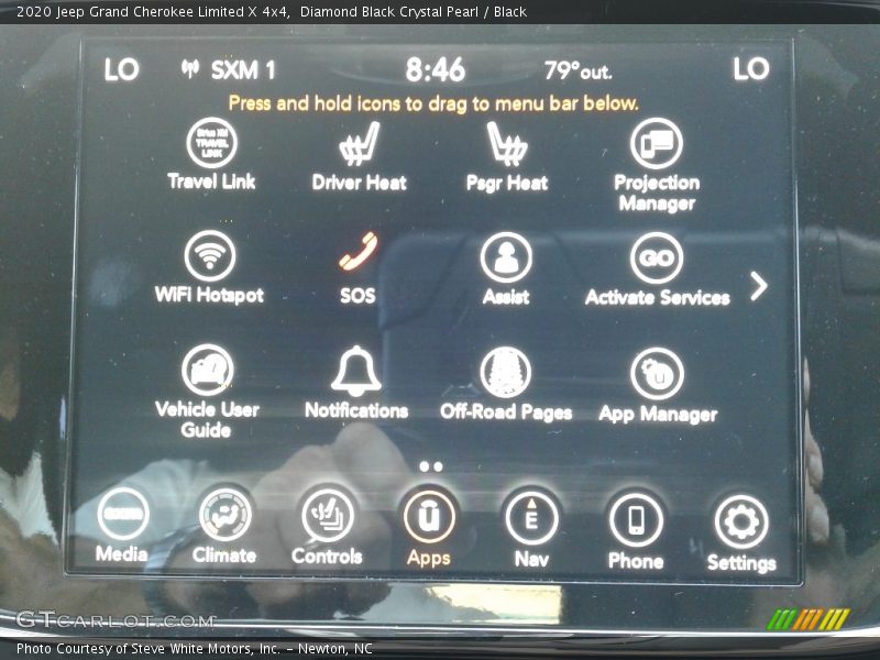 Diamond Black Crystal Pearl / Black 2020 Jeep Grand Cherokee Limited X 4x4