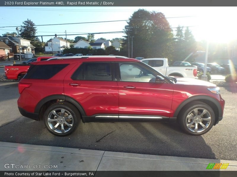 Rapid Red Metallic / Ebony 2020 Ford Explorer Platinum 4WD