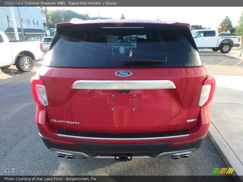 Rapid Red Metallic / Ebony 2020 Ford Explorer Platinum 4WD