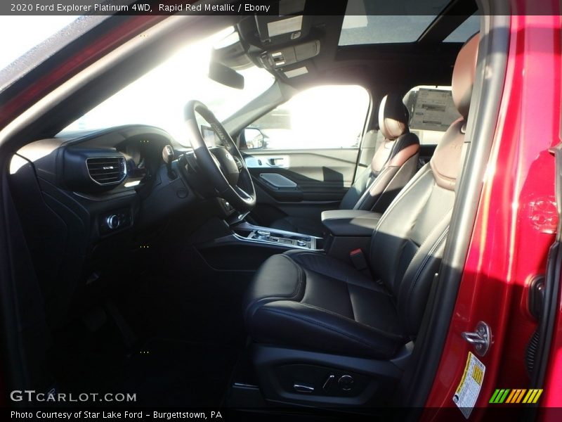 Rapid Red Metallic / Ebony 2020 Ford Explorer Platinum 4WD