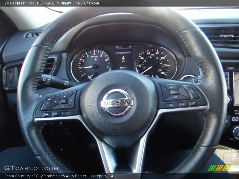 Midnight Pine / Charcoal 2018 Nissan Rogue SV AWD