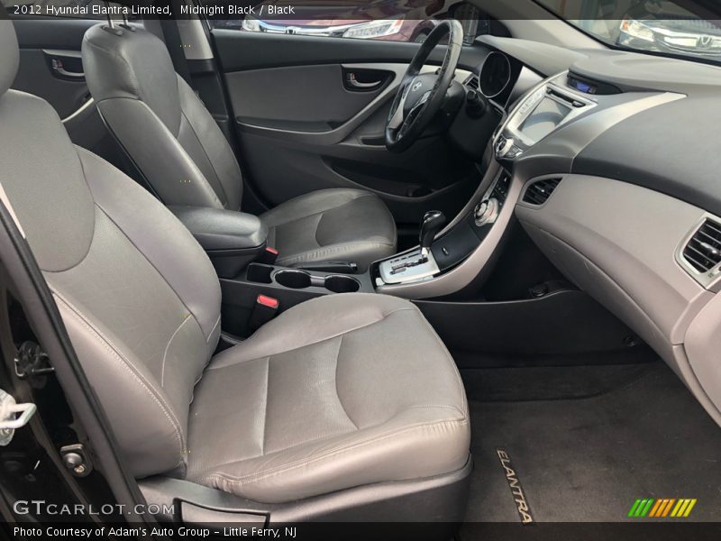 Midnight Black / Black 2012 Hyundai Elantra Limited