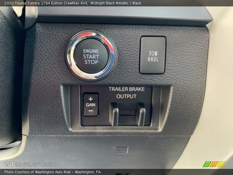Controls of 2020 Tundra 1794 Edition CrewMax 4x4