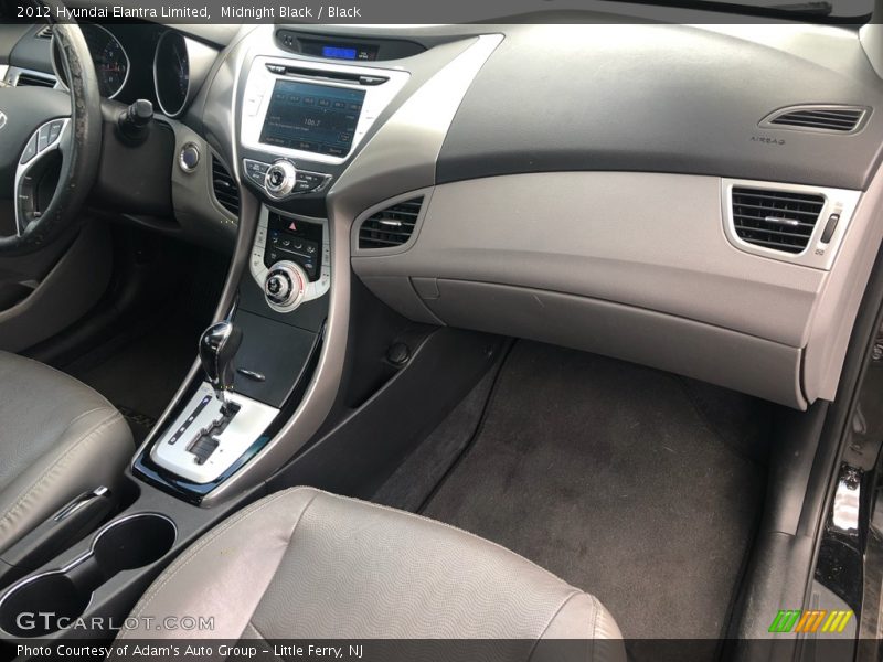 Midnight Black / Black 2012 Hyundai Elantra Limited