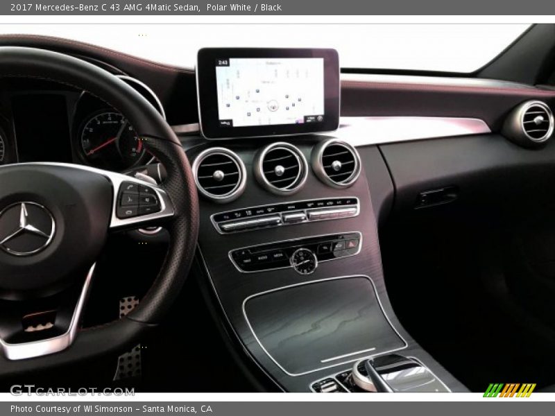Polar White / Black 2017 Mercedes-Benz C 43 AMG 4Matic Sedan