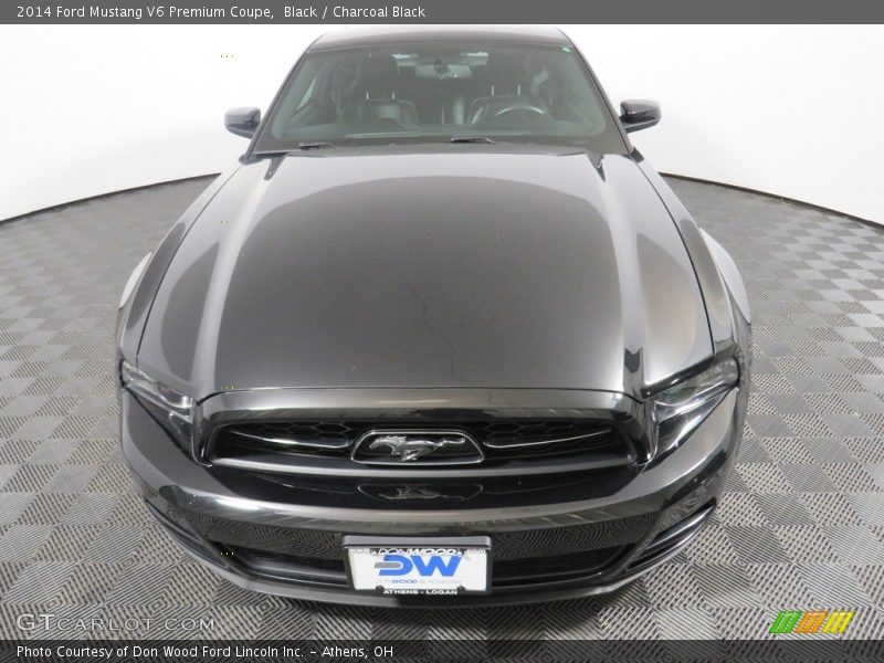 Black / Charcoal Black 2014 Ford Mustang V6 Premium Coupe
