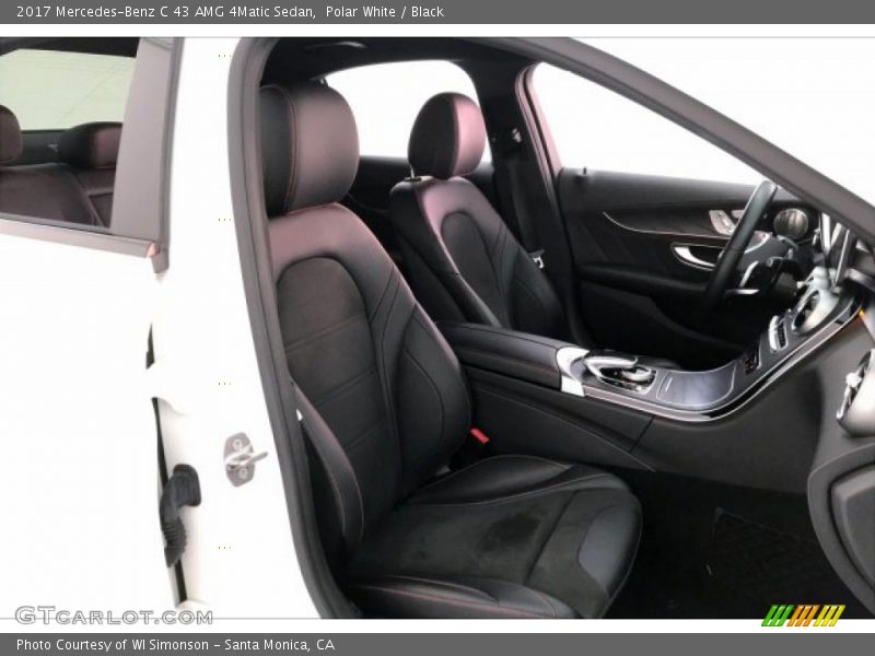 Polar White / Black 2017 Mercedes-Benz C 43 AMG 4Matic Sedan