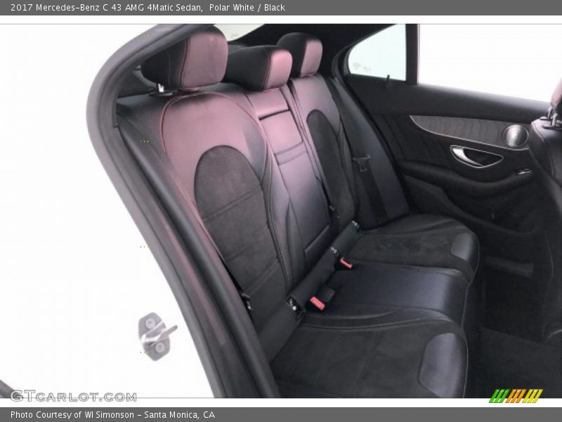 Polar White / Black 2017 Mercedes-Benz C 43 AMG 4Matic Sedan