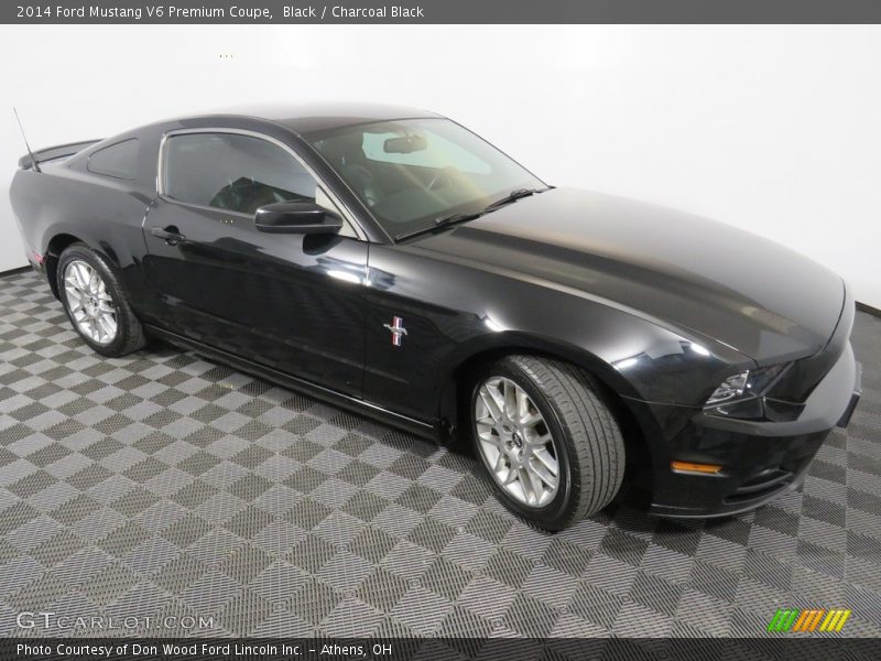 Black / Charcoal Black 2014 Ford Mustang V6 Premium Coupe