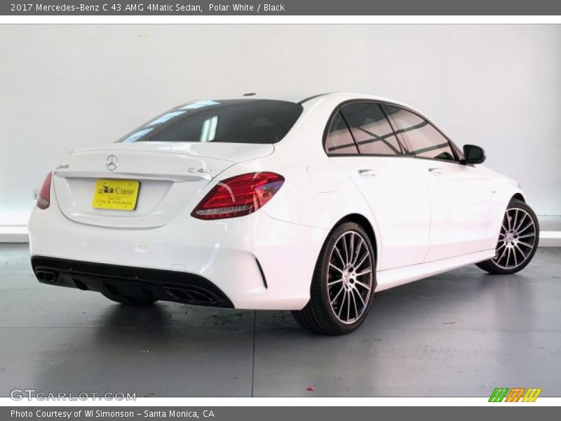 Polar White / Black 2017 Mercedes-Benz C 43 AMG 4Matic Sedan