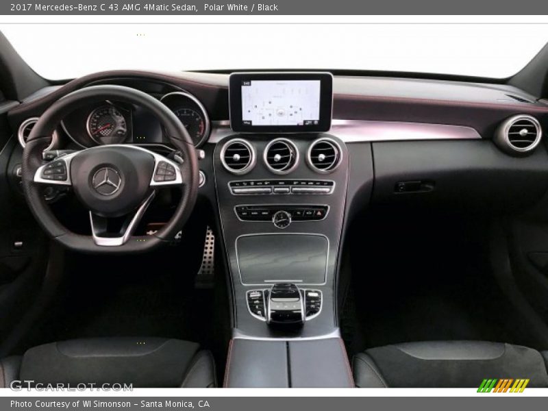 Polar White / Black 2017 Mercedes-Benz C 43 AMG 4Matic Sedan