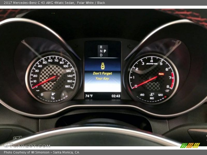 Polar White / Black 2017 Mercedes-Benz C 43 AMG 4Matic Sedan