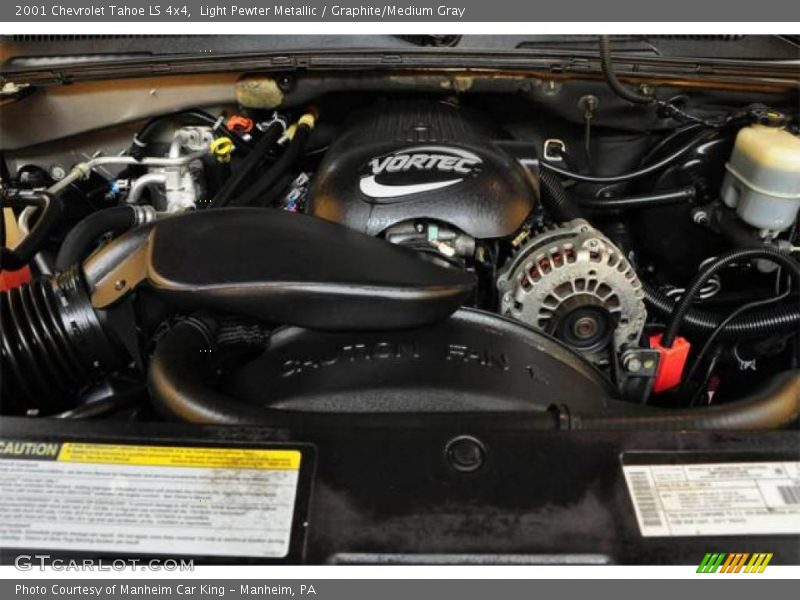 Light Pewter Metallic / Graphite/Medium Gray 2001 Chevrolet Tahoe LS 4x4