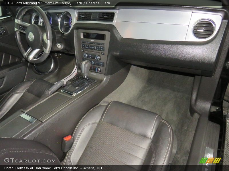 Black / Charcoal Black 2014 Ford Mustang V6 Premium Coupe