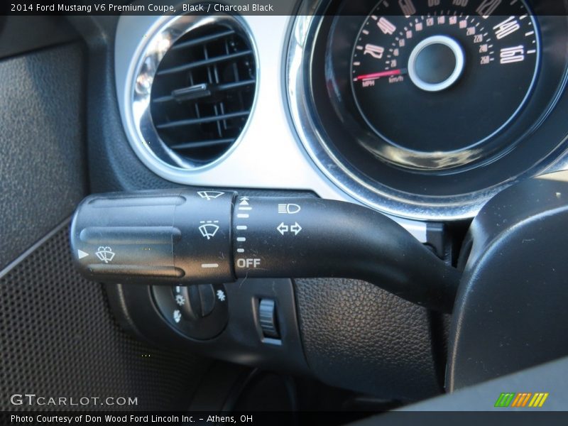 Black / Charcoal Black 2014 Ford Mustang V6 Premium Coupe