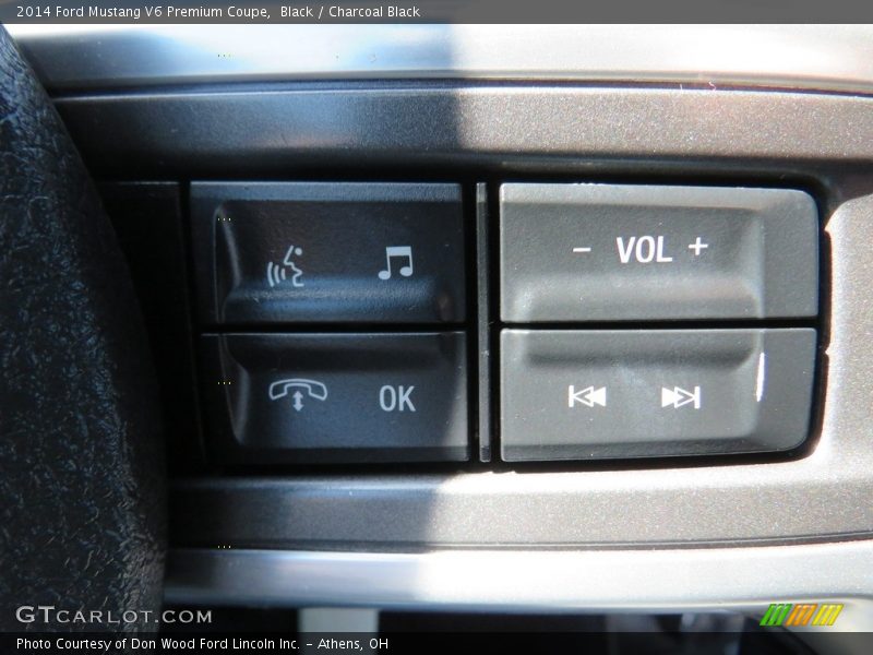 Black / Charcoal Black 2014 Ford Mustang V6 Premium Coupe