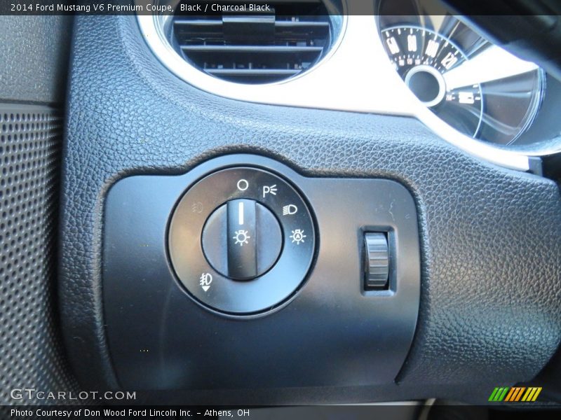 Black / Charcoal Black 2014 Ford Mustang V6 Premium Coupe