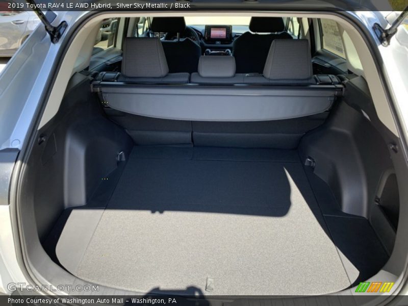 Silver Sky Metallic / Black 2019 Toyota RAV4 LE AWD Hybrid