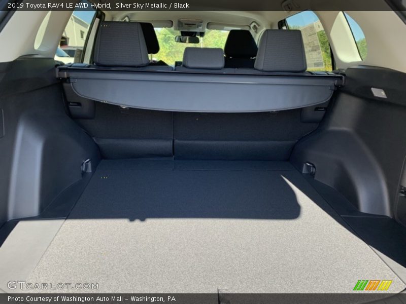 Silver Sky Metallic / Black 2019 Toyota RAV4 LE AWD Hybrid