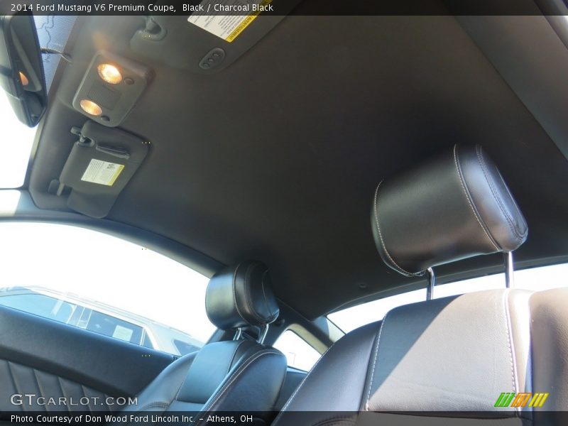 Black / Charcoal Black 2014 Ford Mustang V6 Premium Coupe